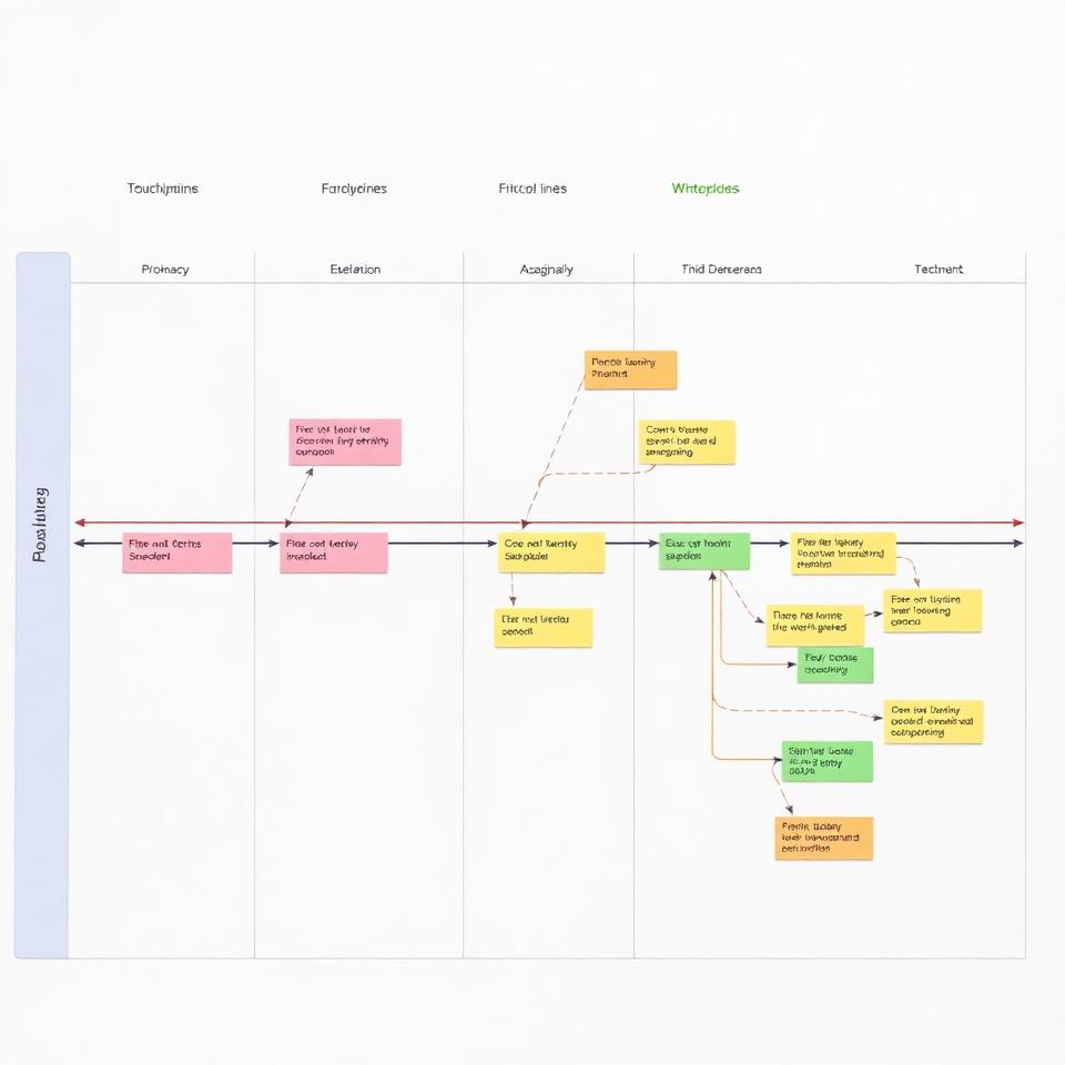 End-to-end onboarding and triage journey map.