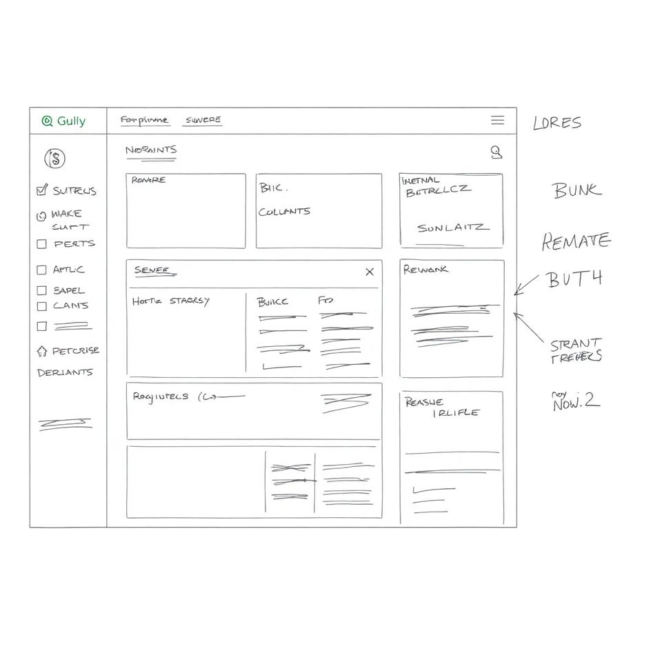 Onboarding flow, booking concepts and error-state design.